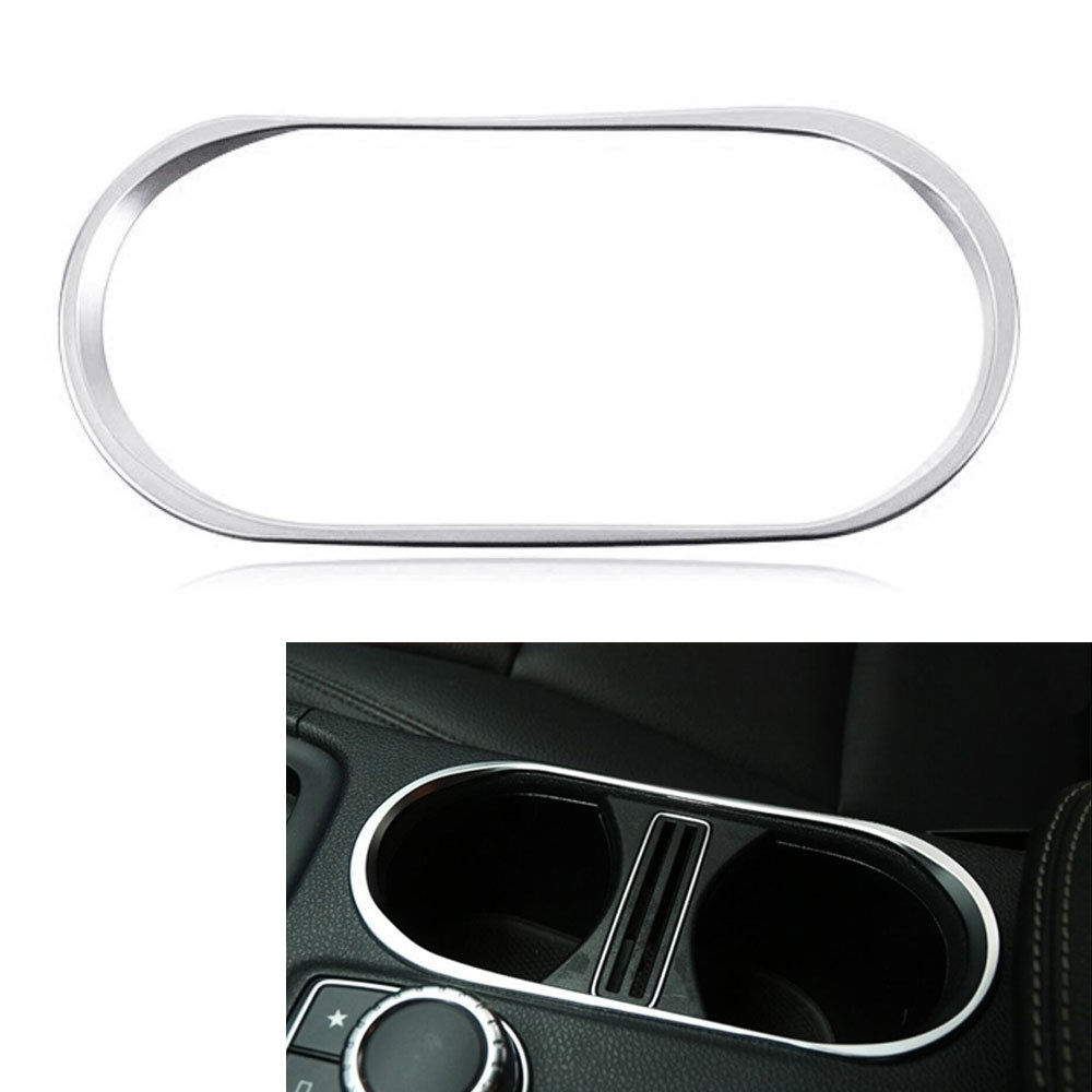 Mercedes A W176 / B W246 / CLA C117 X117 / GLA X156 Chrom Getränke Becher Wasser Halter Abdeckung
