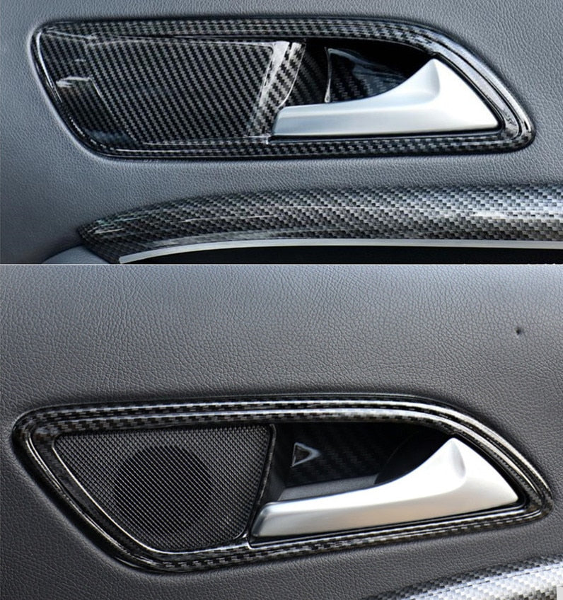 Mercedes A W176 / B W246 / CLA C117 X117 / GLA X156 Carbon Türgriff Schalen Tür Abdeckung
