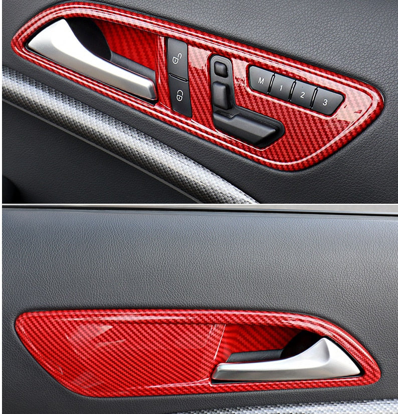 Mercedes A W176 / B W246 / CLA C117 X117 / GLA X156 Carbon Türgriff Schalen Tür Abdeckung