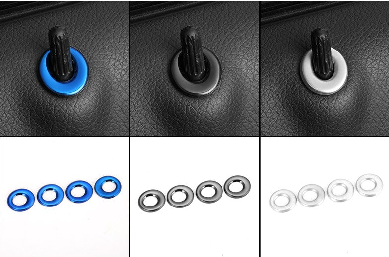 Mercedes A W176 / B W246 / CLA C117 X117 / GLA X156 Innen Tür Stift Schloss Ringe Abdeckung