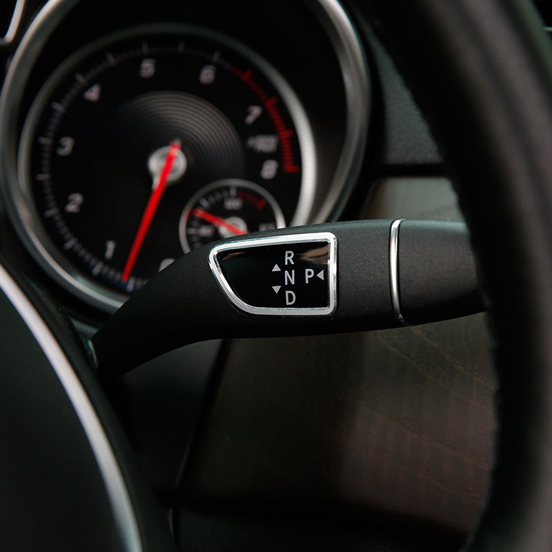 Mercedes A / B / C / CLA / E / GLA / GLC / GLE / GLK Chrom Lenkrad Schalt Seitenblinker Rahmen Abdeckung