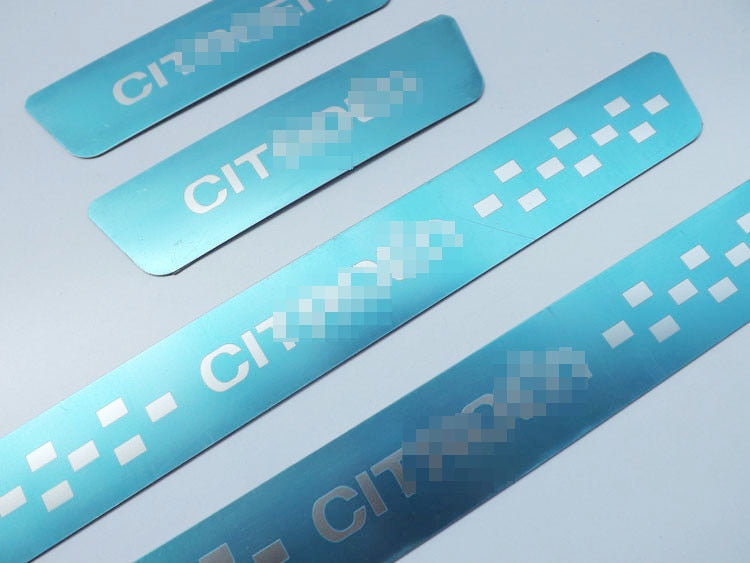 Citroën C4 Aircross Cactus Chrom Einstiegs Leisten Tür Schweller Auflage Abdeckung