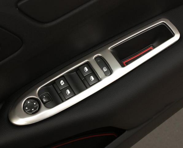 Citroën C4 II Chrom Fenster Heber Schalter Knopf Abdeckung
