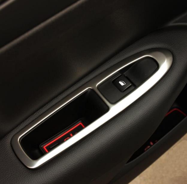 Citroën C4 II Chrom Fenster Heber Schalter Knopf Abdeckung