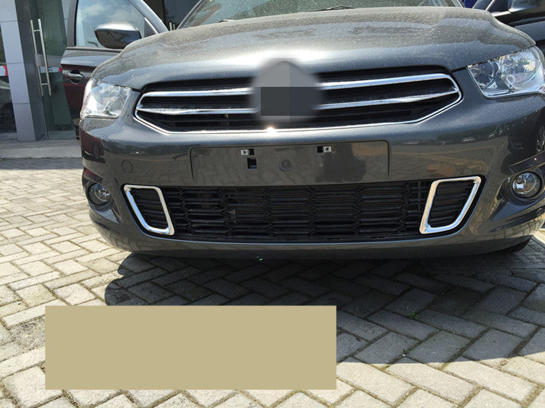 Citroën C-Elysée Chrom Kühlergrill Gitter Streifen Abdeckung