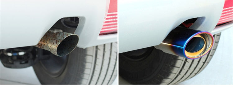 Citroën C-Elysée Edelstahl Auspuff Blende Endrohr Schalldämpfer Abdeckung