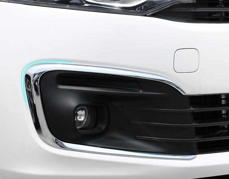 Citroën C-Elysée Chrom Nebelscheinwerfer Licht Abdeckung Rahmen Vorne (Facelift)