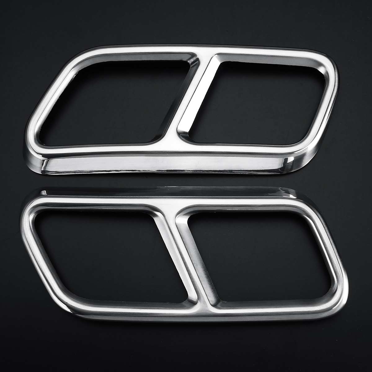 Mercedes S C217 / W222 Edelstahl Auspuff Blende Schalldämpfer Abdeckung
