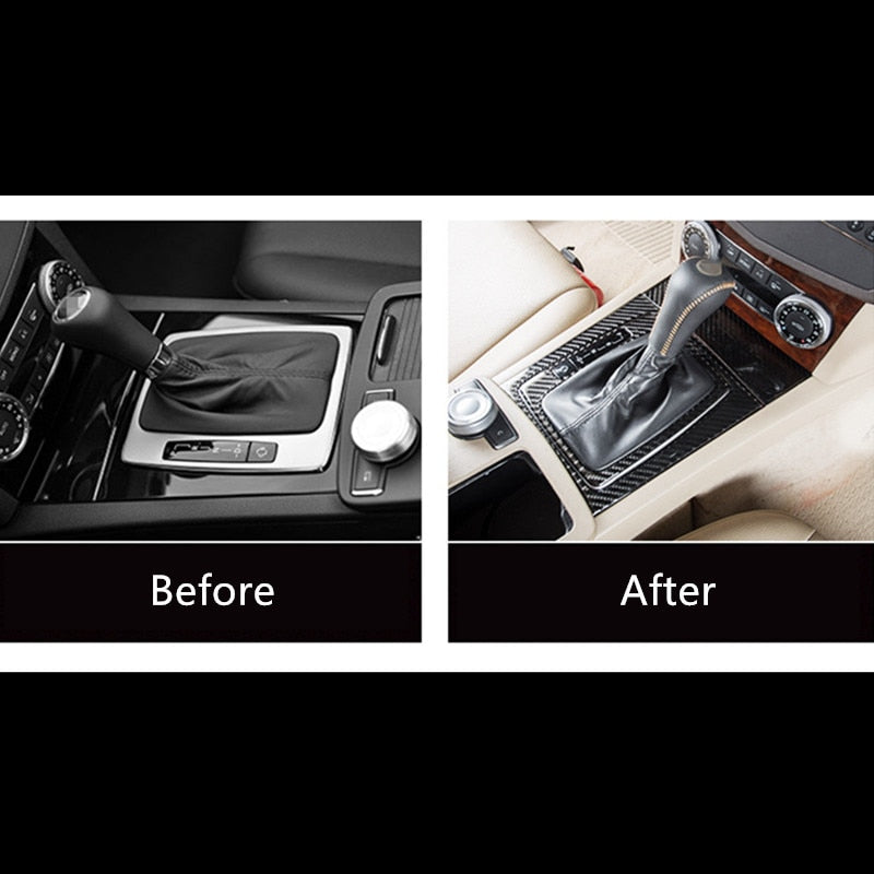 Mercedes C W204 Carbon Mittelkonsole Schaltehebel Getriebe Gehäuse Abdeckung