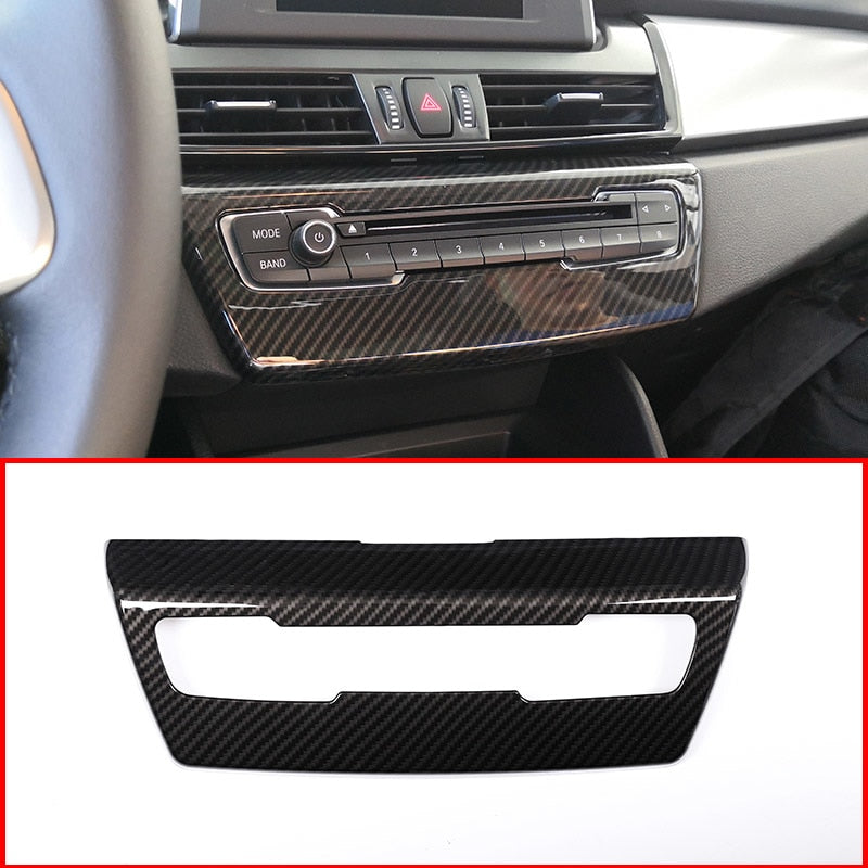 BMW 2 F45 F46 Carbon Mittelkonsole Armaturenbrett CD Radio Abdeckung
