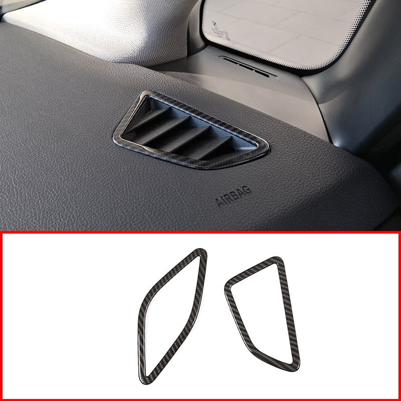 BMW 2 F45 F46 Carbon Armaturenbrett Lüftung Luftdüsen Abdeckung Rahmen