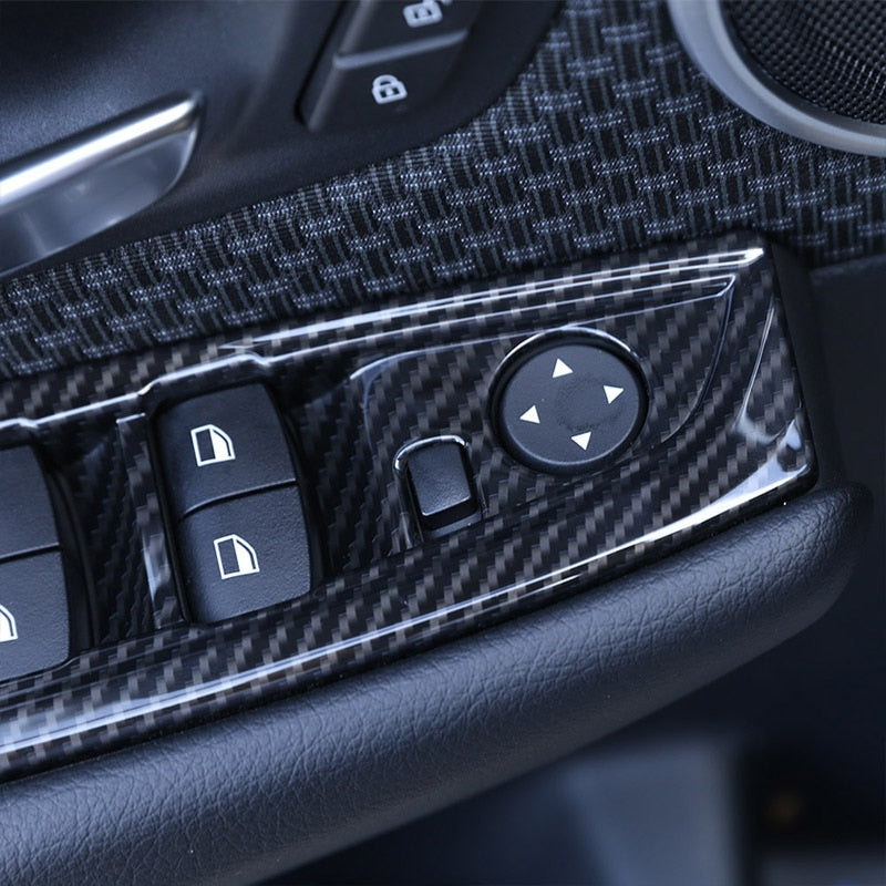 BMW 2 F45 F46 Carbon Fenster Heber Schalter Taster Abdeckung Rahmen