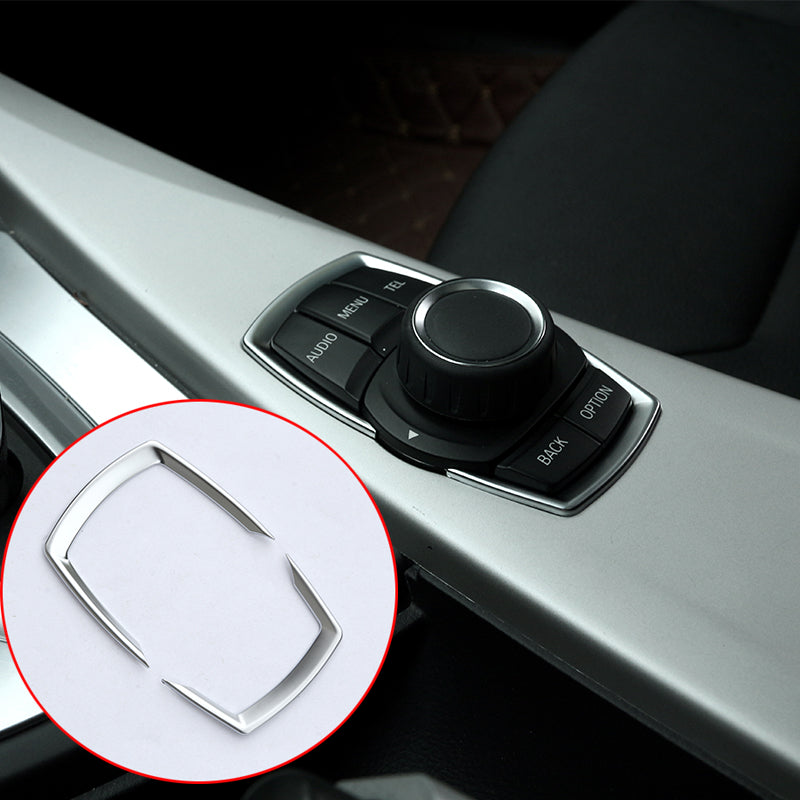 BMW 1 / 2 Chrom Mittelkonsole Multifunktionell Knopf Abdeckung