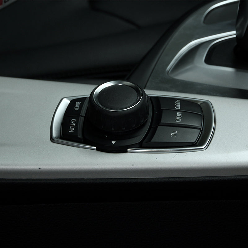 BMW 1 / 2 Chrom Mittelkonsole Multifunktionell Knopf Abdeckung