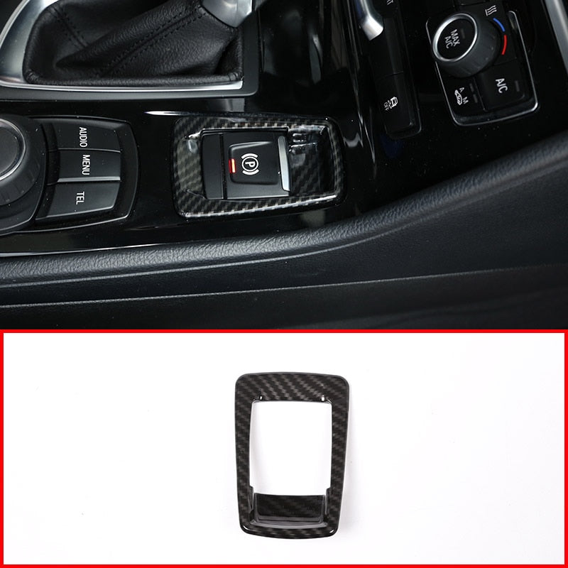 BMW 2 F45 F46 Carbon Elektronische Handbremse Rahmen Abdeckung