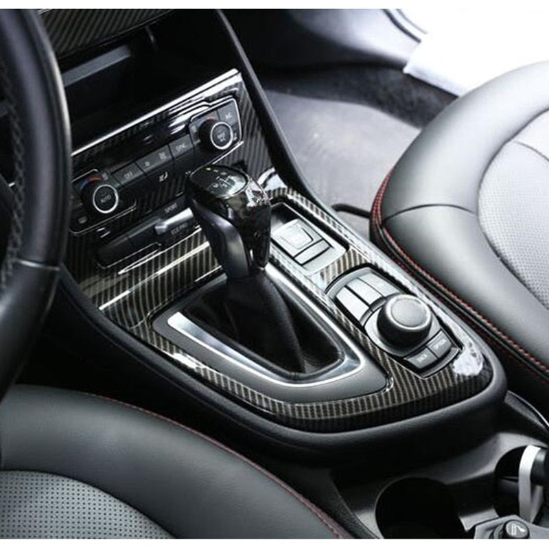 BMW 2 F45 F46 Carbon Schalthebel Mittelkonsole Radio Abdeckung