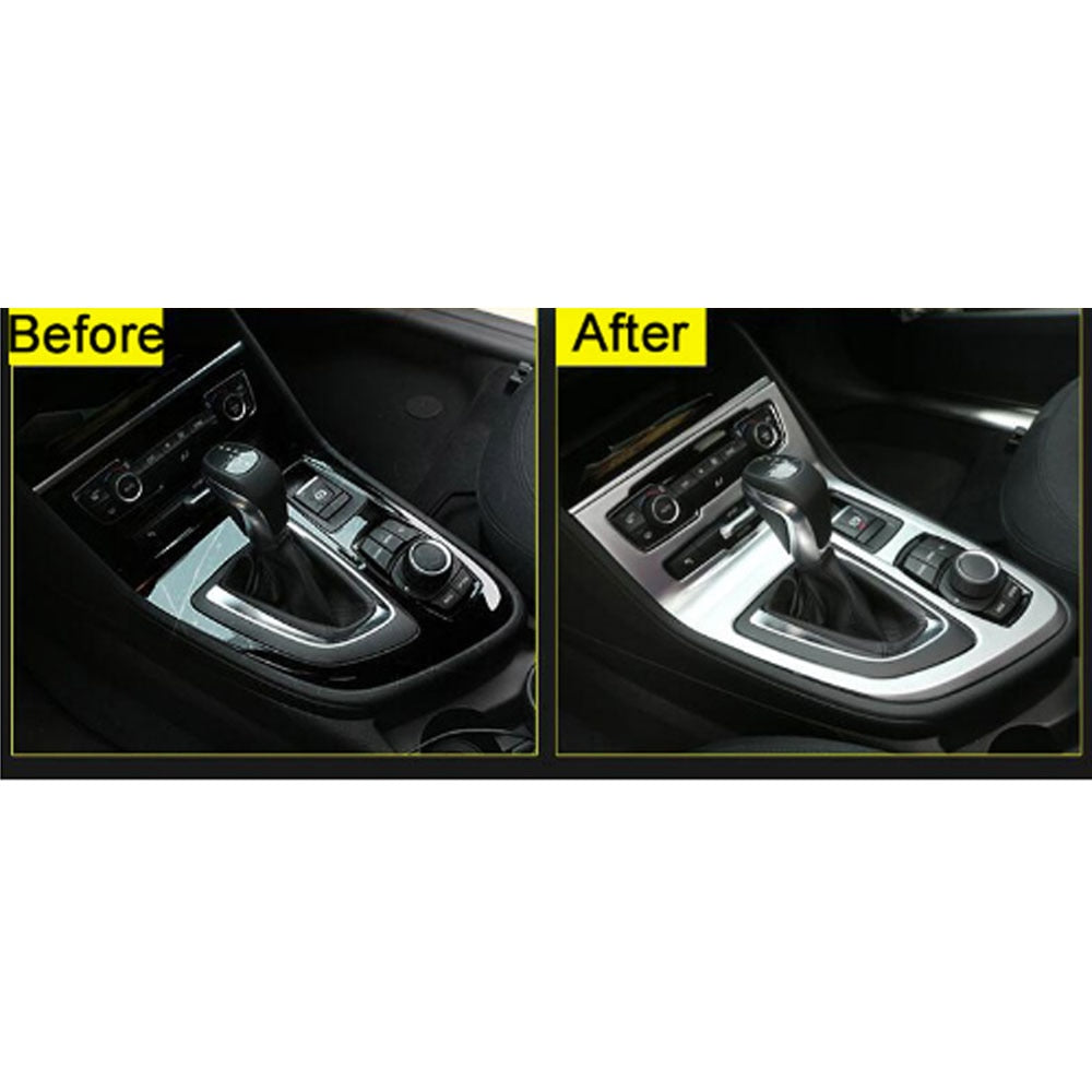 BMW 2 F45 F46 Chrom Schalthebel Mittelkonsole Radio Abdeckung
