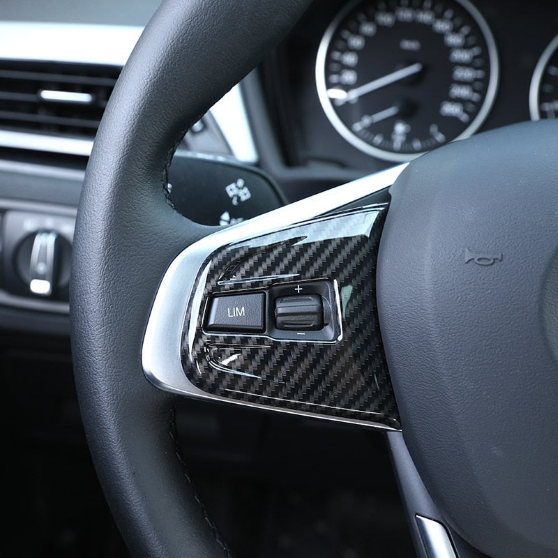 BMW 2 Chrom Carbon Lenkradbezug Lenkradhülle Abdeckung Rahmen