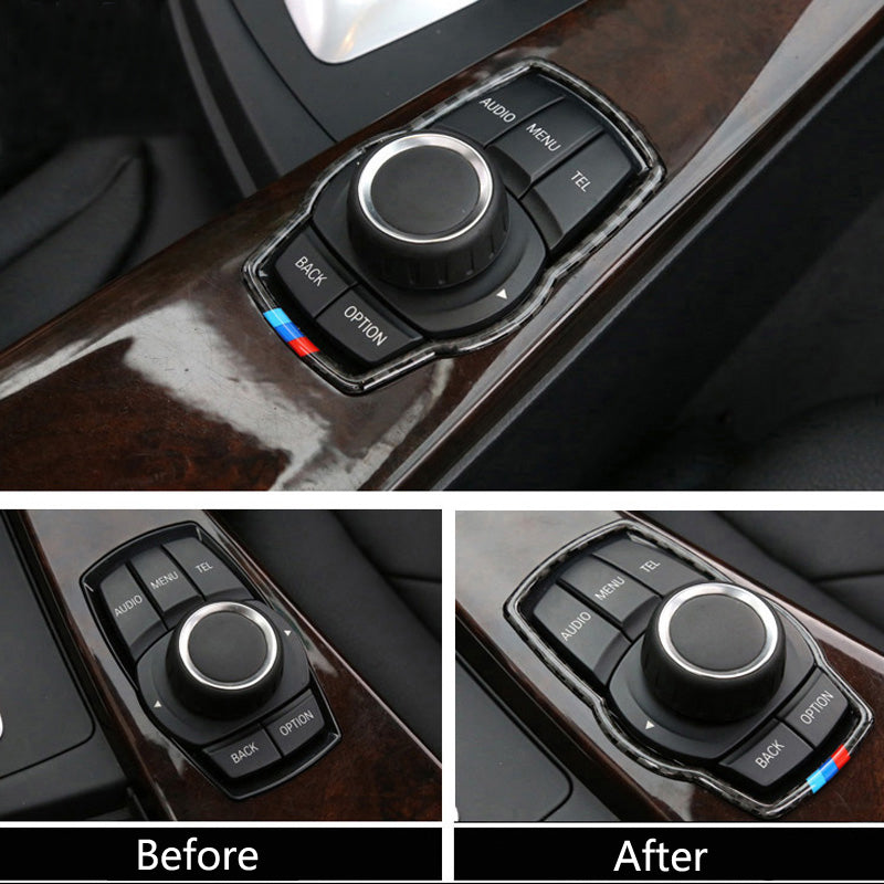 BMW Carbon Mittelkonsole Multifunktionell Knopf Abdeckung
