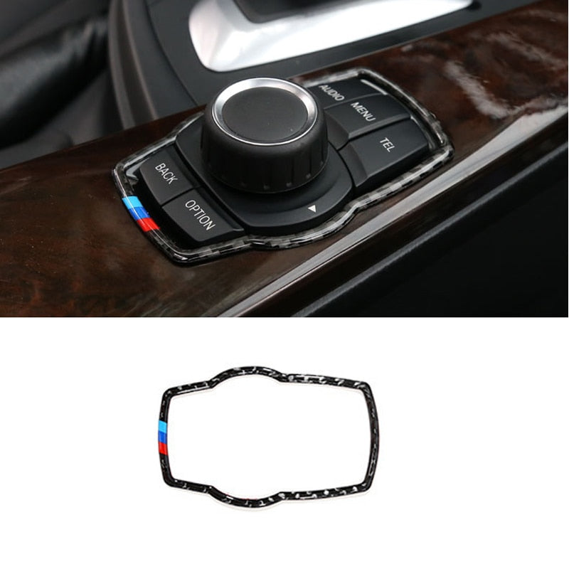 BMW Carbon Mittelkonsole Multifunktionell Knopf Abdeckung