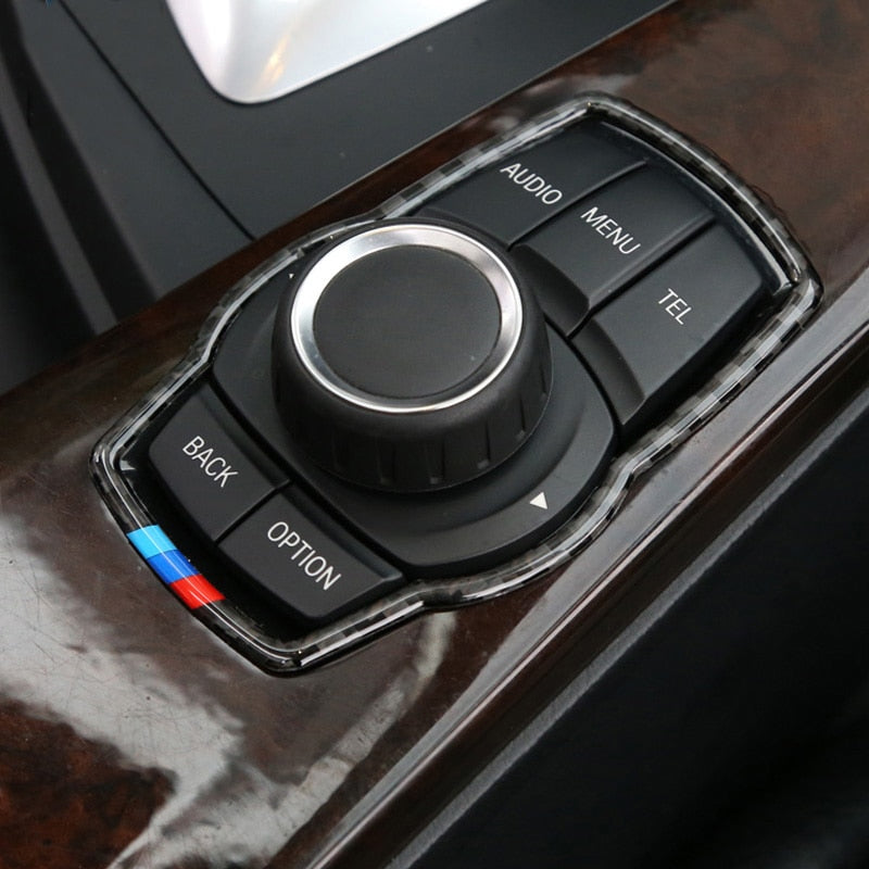 BMW Carbon Mittelkonsole Multifunktionell Knopf Abdeckung