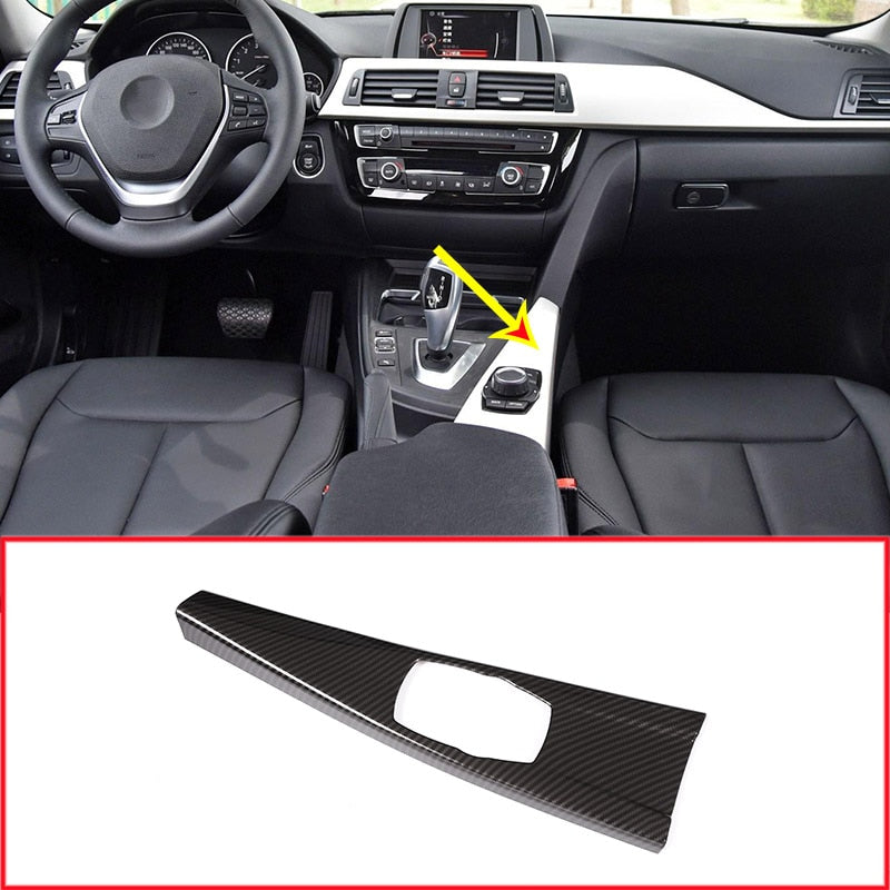 BMW 3 / 4 Carbon Mittelkonsole Multifunktionell Knopf Abdeckung Rahmen