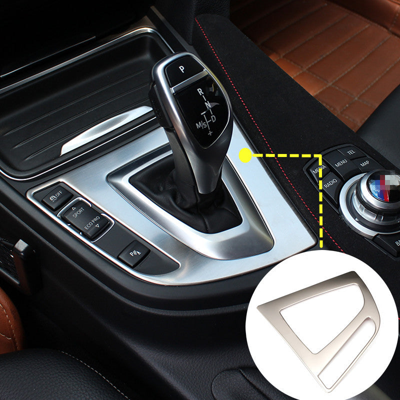 BMW 3 / 4 Chrom Schaltehebel Getriebe Gehäuse Mittelkonsole Abdeckung