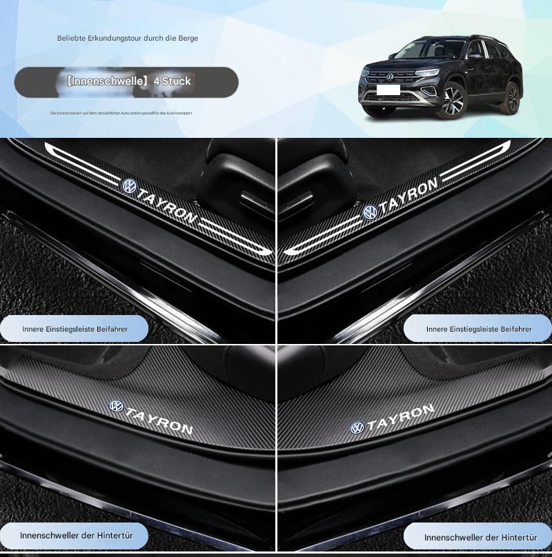 Einstiegsleisten & Türschweller-Schutz für VW Tayron 2024 – Edelstahl Einstiegsleisten mit Begrüßungsfunktion, Innenraum-Zubehör & Dekorleisten