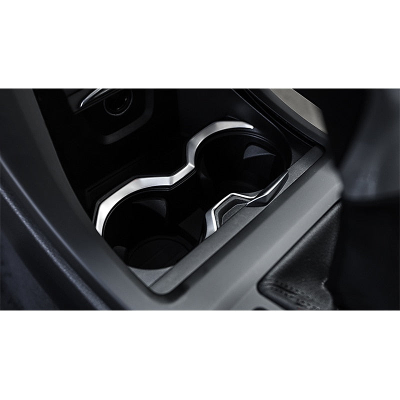 BMW X1 F48 Chrom Mittelkonsole Getränke Becher Wasser Halter Abdeckung