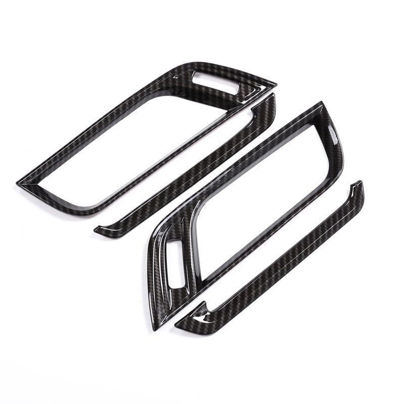 BMW X1 F48 / X2 F39 Carbon Armaturenbrett Luftdüsen Lüftung Abdeckung Rahmen
