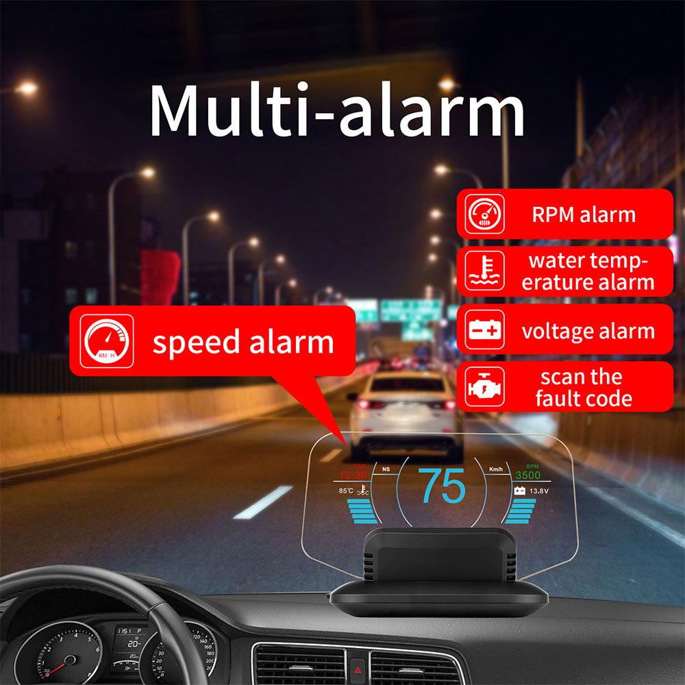 HUD Armaturenbrett HUD Spiegel GPS Reisecomputer Geschwindigkeit Projektor