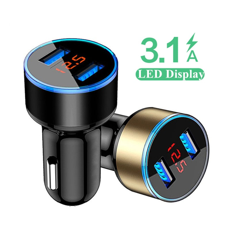 Schneller Auto Ladegerät Dual USB für Handys und Tablets
