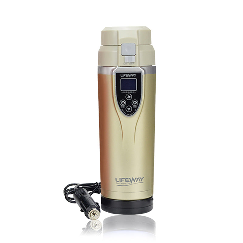 Auto Heizungsbecher Wasserkocher Kaffee Tasse Reisen Wasserheizgerät 350ml 12V/24V