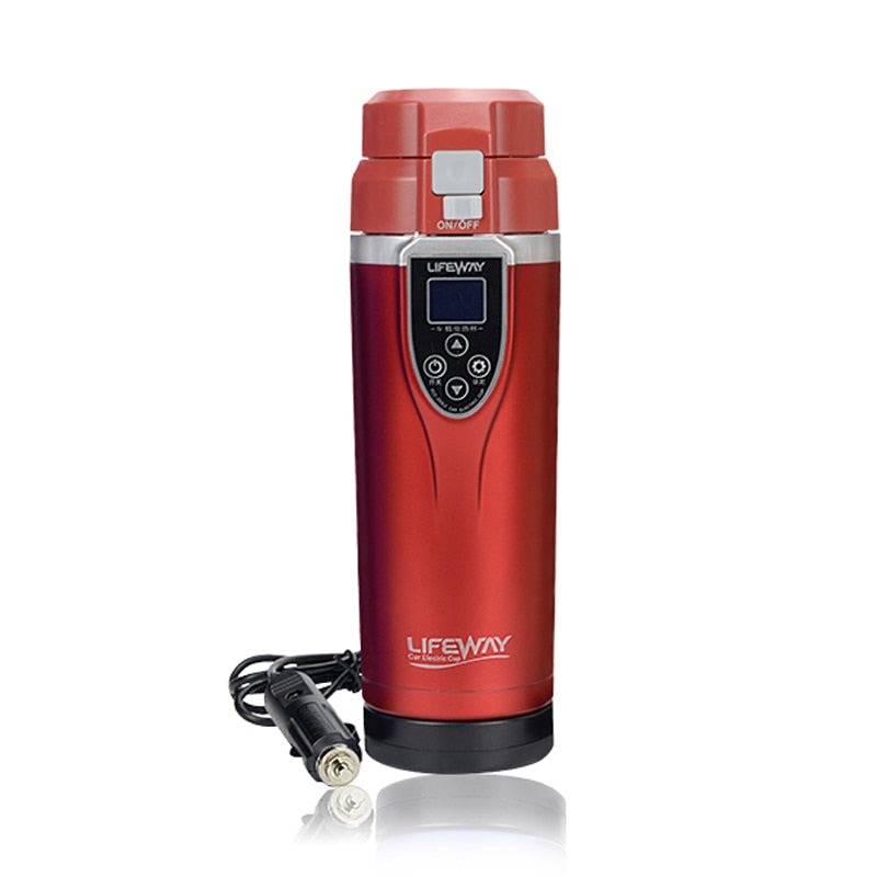 Auto Heizungsbecher Wasserkocher Kaffee Tasse Reisen Wasserheizgerät 350ml 12V/24V
