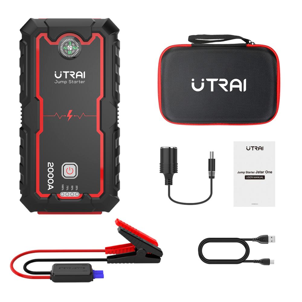 Auto Batterie Starthilfe Autobatterie Überbrücken Aufladen 22000mAh