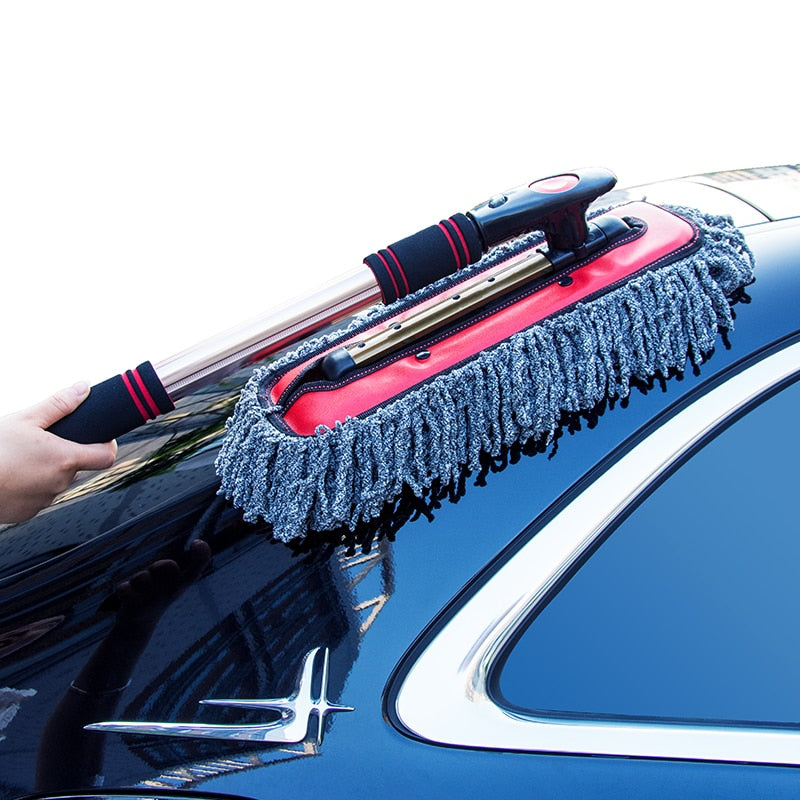 Verstellbare Teleskop-Autowaschbürste - Fahrzeugscheiben Reinigungs Mopp