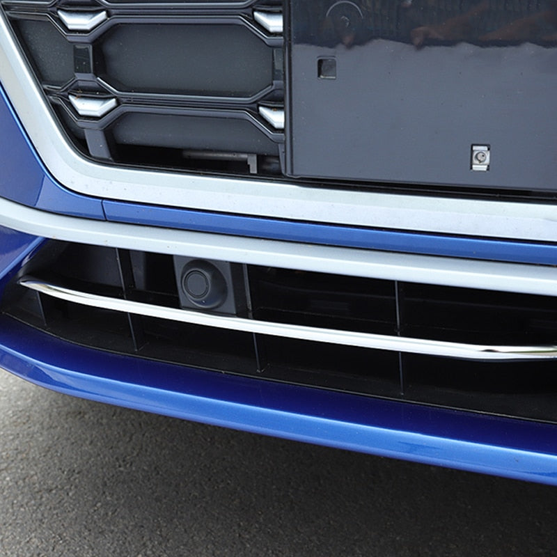 Audi Q3 F3 Chrom Kühlergrill Gitter Leiste Abdeckung Vorne Unten