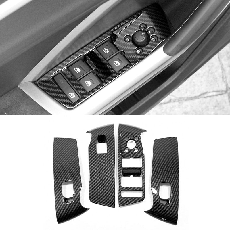 Audi Q3 F3 Chrom Fenster Heber Schalter Knopfe Abdeckung