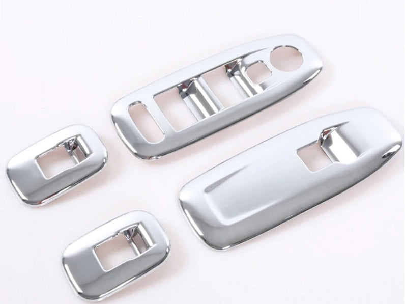 Peugeot 2008 Chrom Fenster Heber Schalter Taster Abdeckung Rahmen