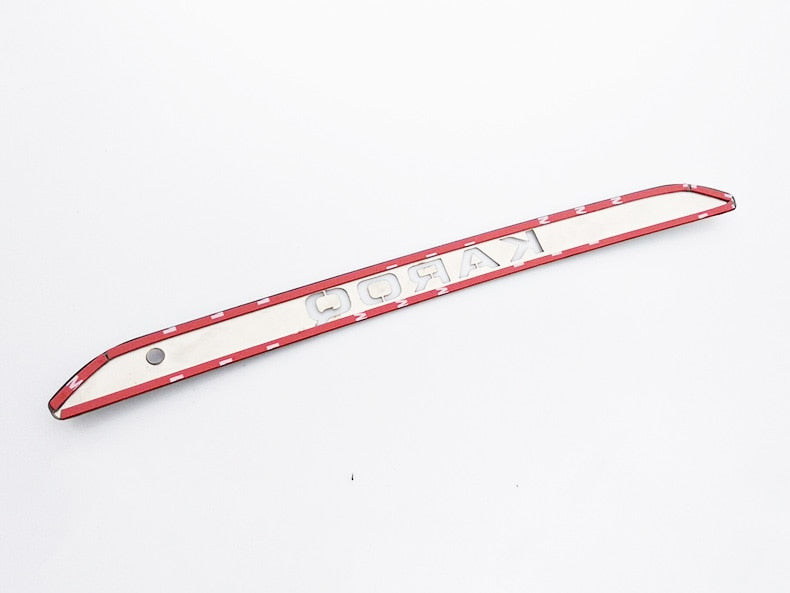 Skoda Karoq Brems Licht Fenster Abdeckung Rahmen Hinten