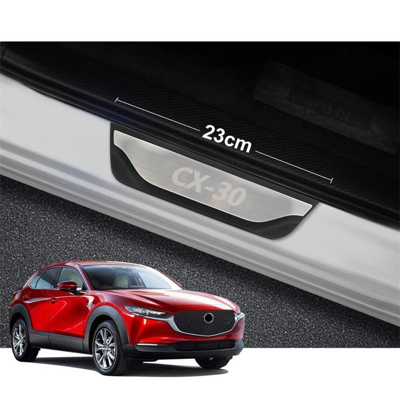Mazda CX30 DM Edelstahl Einstiegs Leisten Tür Zierleisten Abdeckung