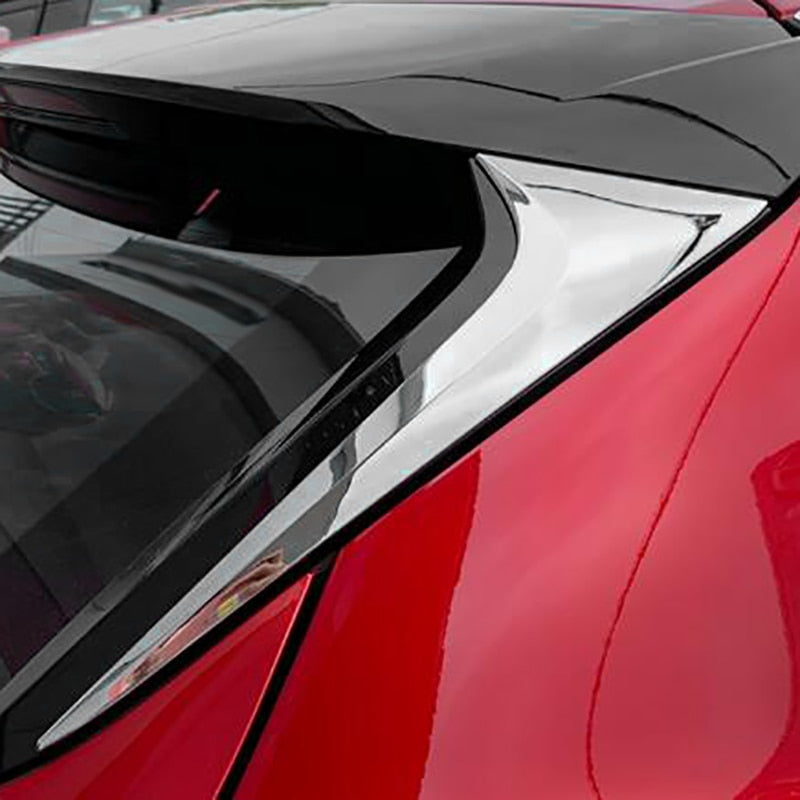 Mazda CX30 DM Chrom Dreieck Fenster Hinten Abdeckung Rahmen