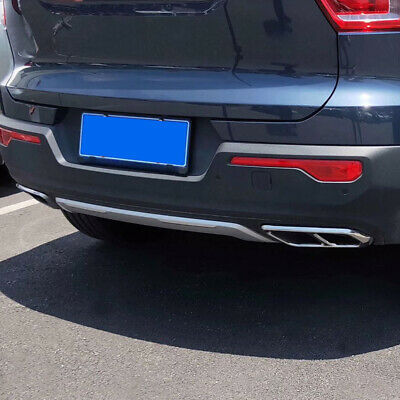 Volvo XC40 Chrom Auspuff Blende Endrohr Schalldämpfer Abdeckung