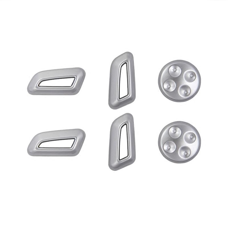 Audi A4 B9 Chrom Autositz Einstellung Schalter Knopf Abdeckung