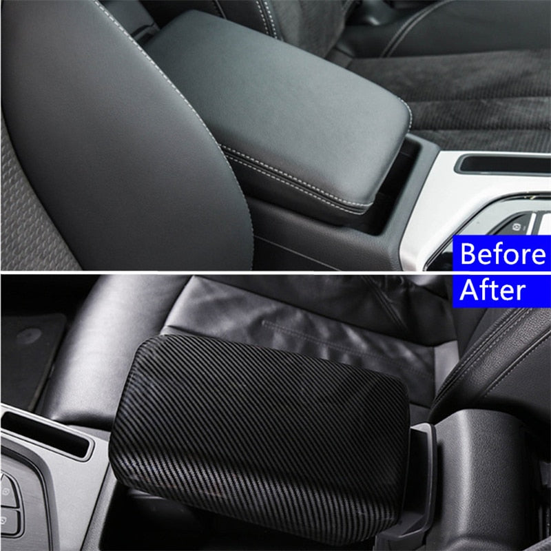 Audi A4 A5 B9 Carbon Armlehne Mittelkonsole Abdeckung