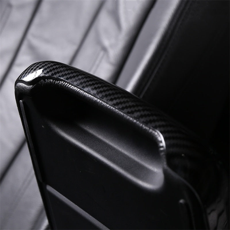 Audi A4 A5 B9 Carbon Armlehne Mittelkonsole Abdeckung