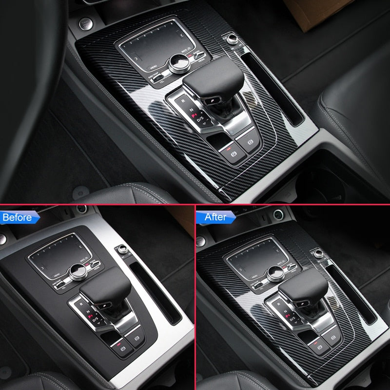 Audi Q5 B9 Carbon Schaltehebel Getriebe Mittelkonsole Gehäuse Abdeckung