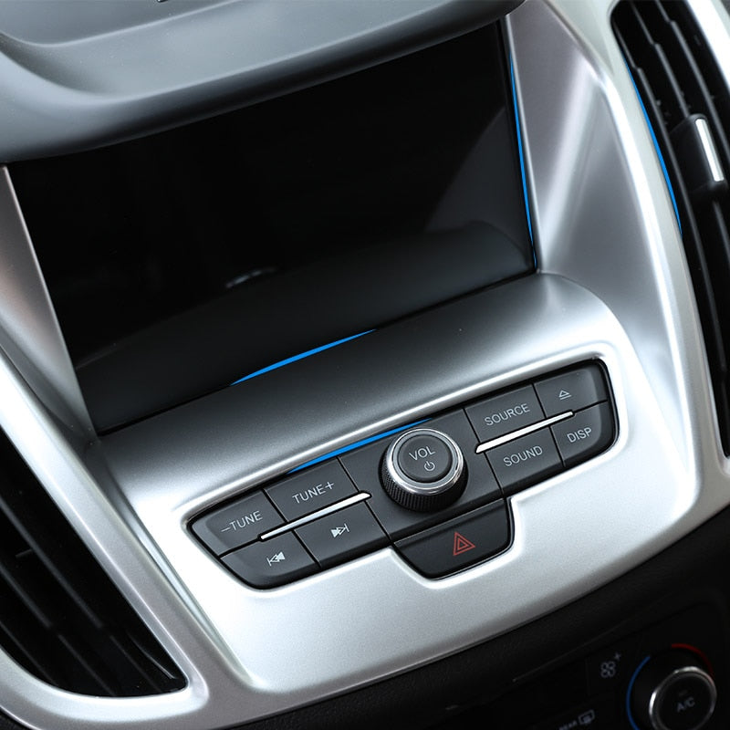 Ford Kuga Chrom Armaturenbrett Bildschirm Luftdüsen Lüftung Rahmen Abdeckung