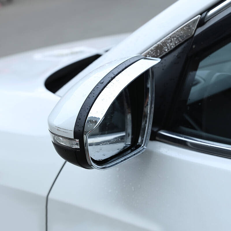 Hyundai Tucson 3 TL Chrom Carbon Außen Spiegel Seitenspiegel Abdeckung Regen Schutz Sonnen Rahmen
