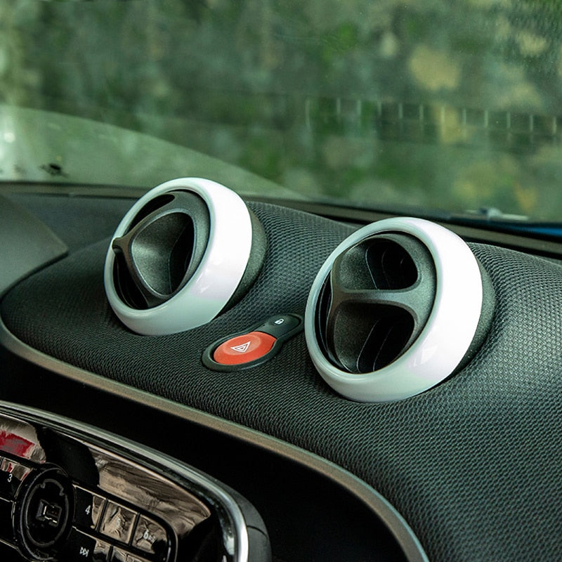 Smart fortwo forfour Armaturenbrett Luftdüsen Lüftung Abdeckung Ringe Rahmen